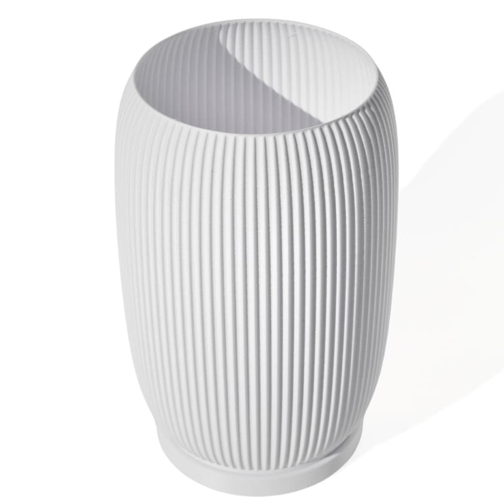 Abajur Luminária Aura 110V/220V Branco Lâmpada LED Inclusa