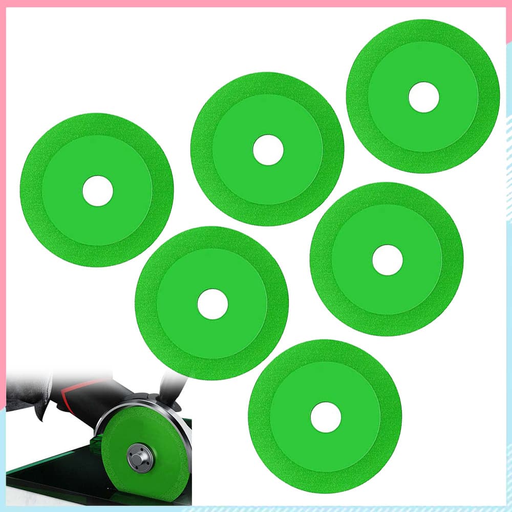 Disco de corte ultrafino, conjunto de 6 peças para disco de corte de vidro de corte de diamante