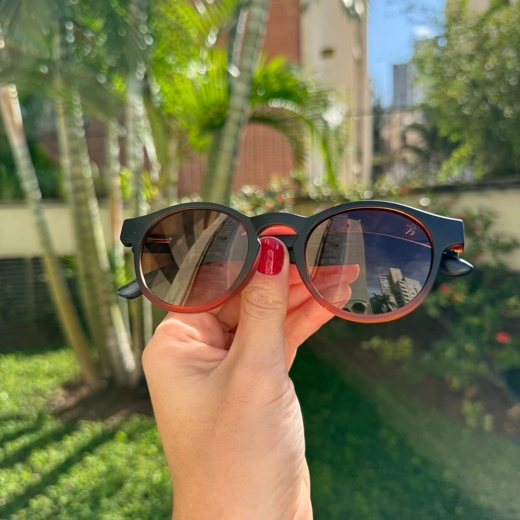 Óculos Nitro 2.0 Preto com Marrom Degradê Baixa Pace®