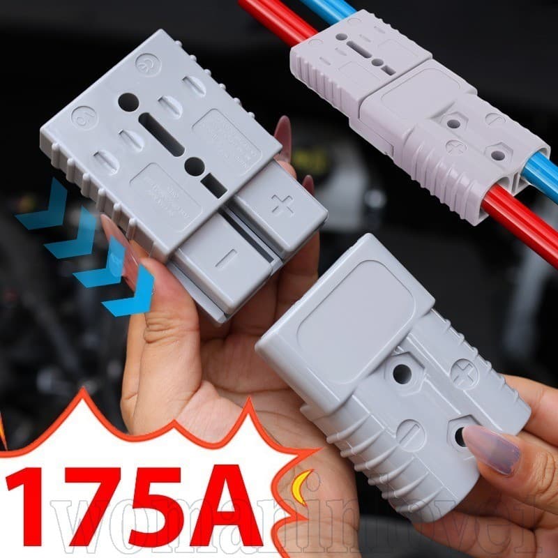 Conjunto De Conectores De Carregamento De Bateria Industrial Com Terminais Reforçados | PC Retardador De Chamas , Design