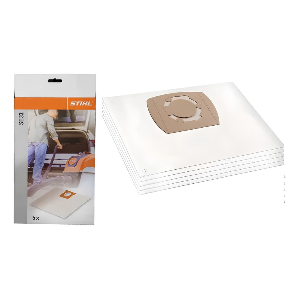 Sacos Para Aspirador Se 33 Stihl  Com 5 Unidades Original