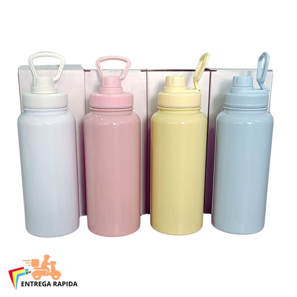 900ML Garrafa Primavera Squeeze Térmica de Água | Garrafa Esportiva |