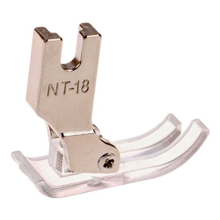 Calcador Transparente Simples para Máquina de Costura Reta Industrial NT-18 931049