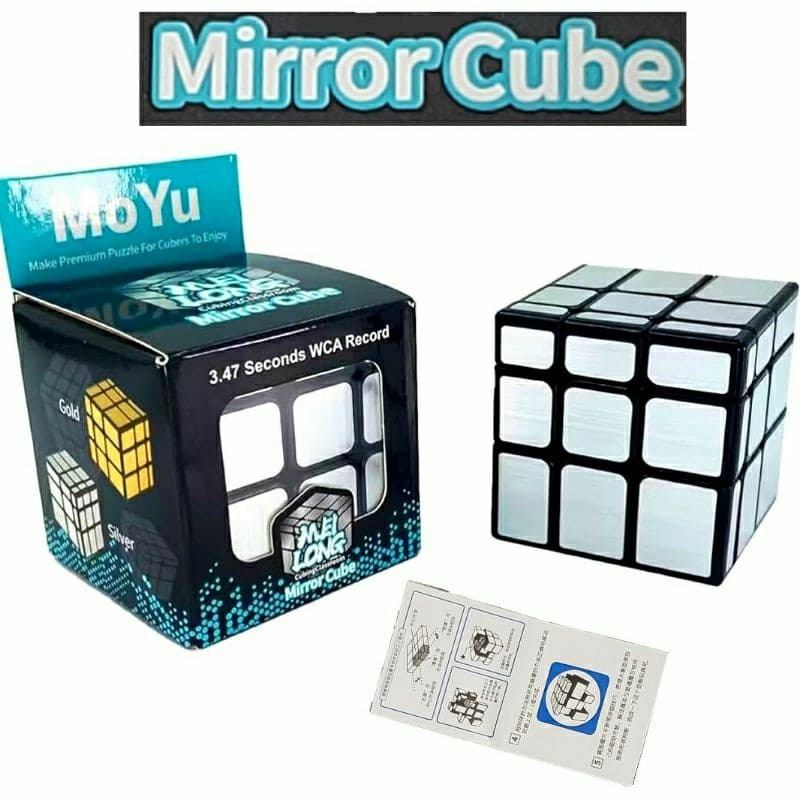 Cubo Mágico Mirror Cube Blocks Prateado 3x3 4x4 5x5 Original MoYu Profissional