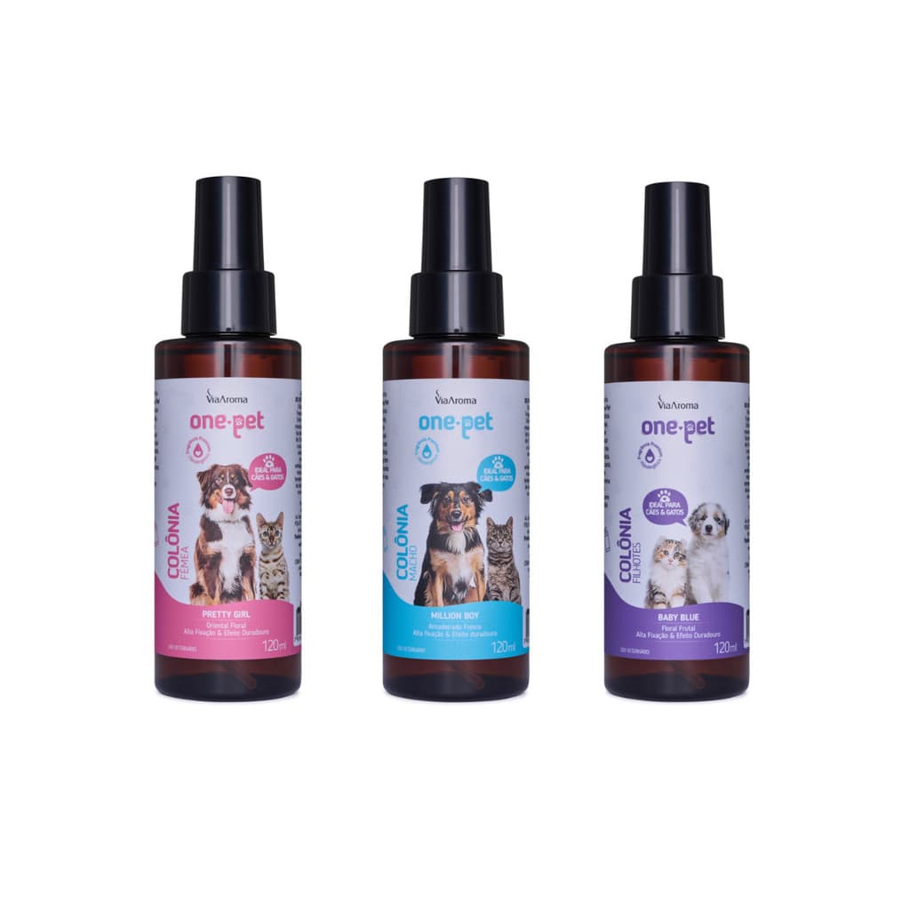 Colônia Pet One Pet Via Aroma para Cães e Gatos 120ml