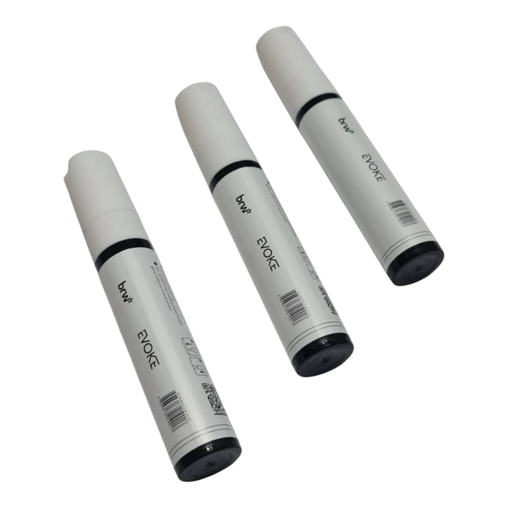 Marcador Giz Líquido Branco 15mm Canetão Lousa Vidro 3 Unid
