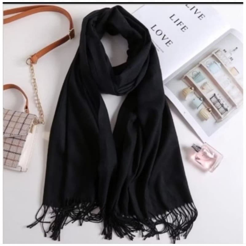 MODA Cachecol Inverno Lenço Pashmina Xale  frio inverno quentinho