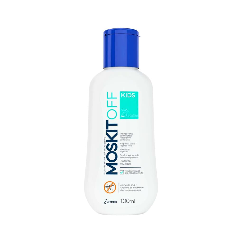 Repelente De Inseto Moskitoff Kids Loção Com 100ml