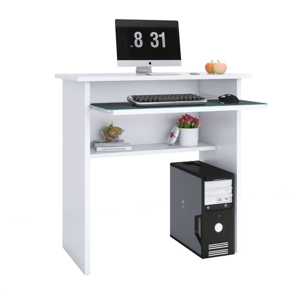 Mesinha Computador Multiuso Quarto Sala Escritorio Branco