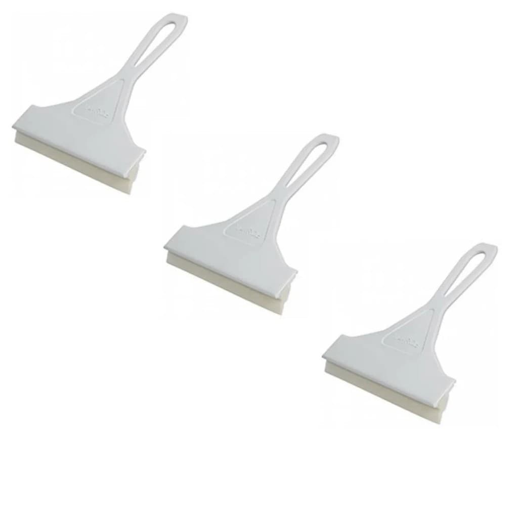 Kit 3 Un Rodinho Pia Branco Com Borracha Branca De Cozinha Maxroll Rodo Seca Pia Reforçado