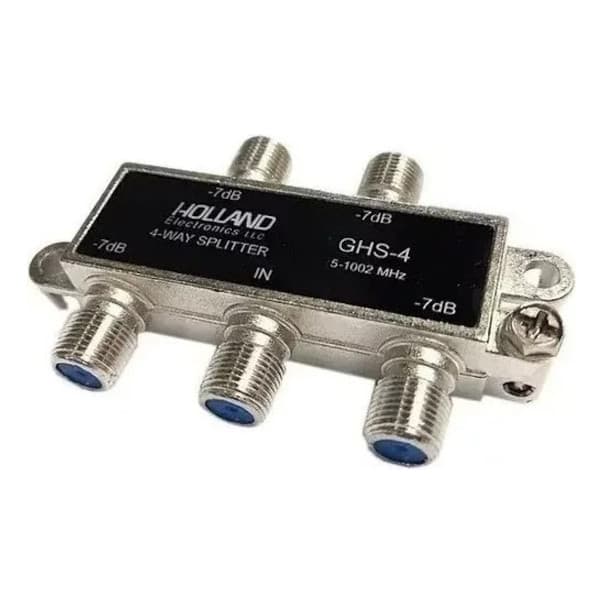 Divisor De Sinal Antena 1x4 Blindado Holland Uhf Vhf