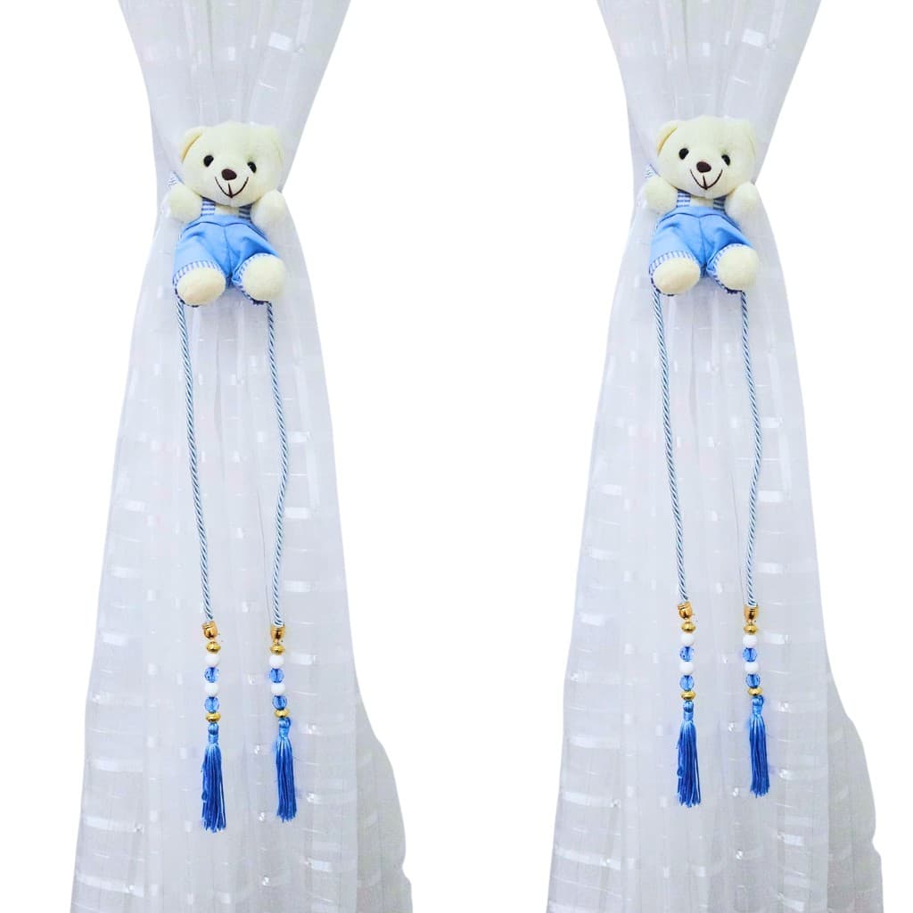 Prendedor de Cortina Infantil Urso Azul
