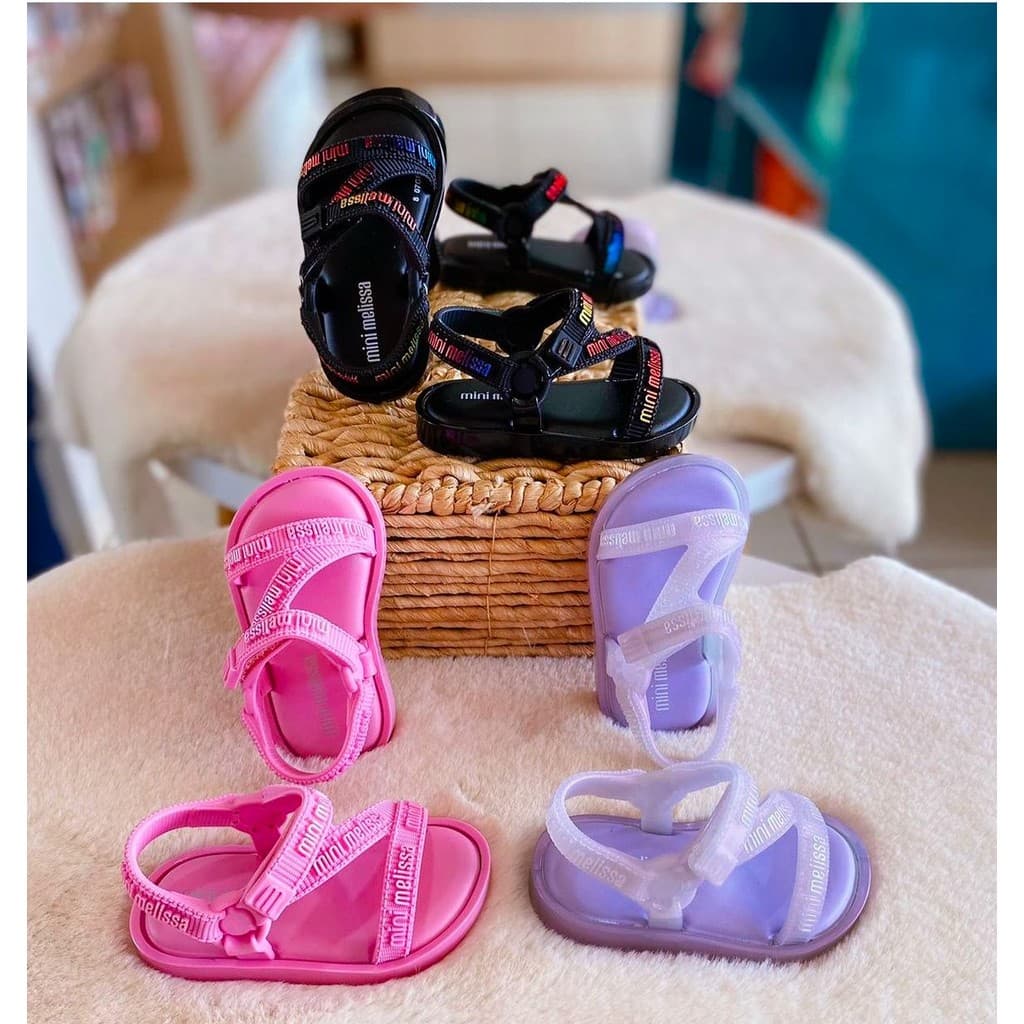 Sandália Melissa Infantil e Bebê Stripes M Lover Original