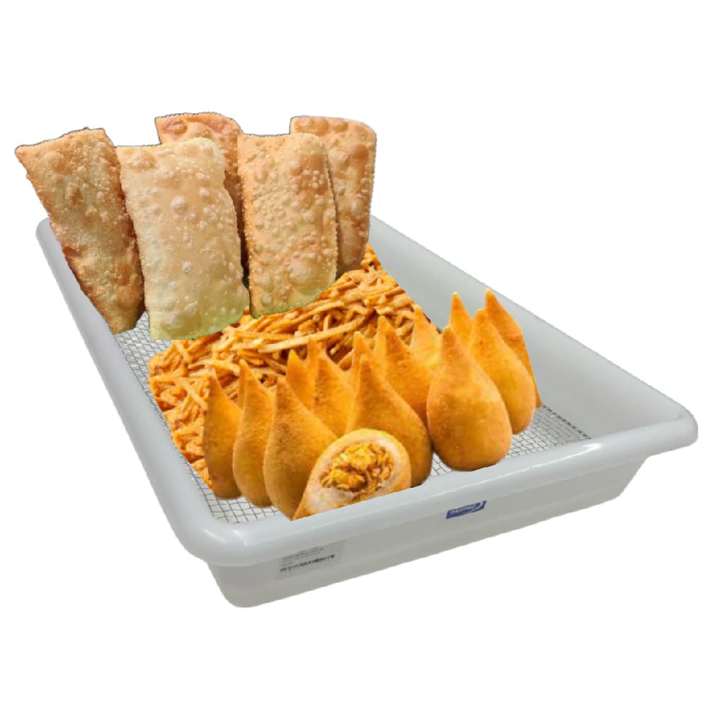 Secador Escorredor Fritura Bandeja 22,1x30,3x7,5cm Salgados