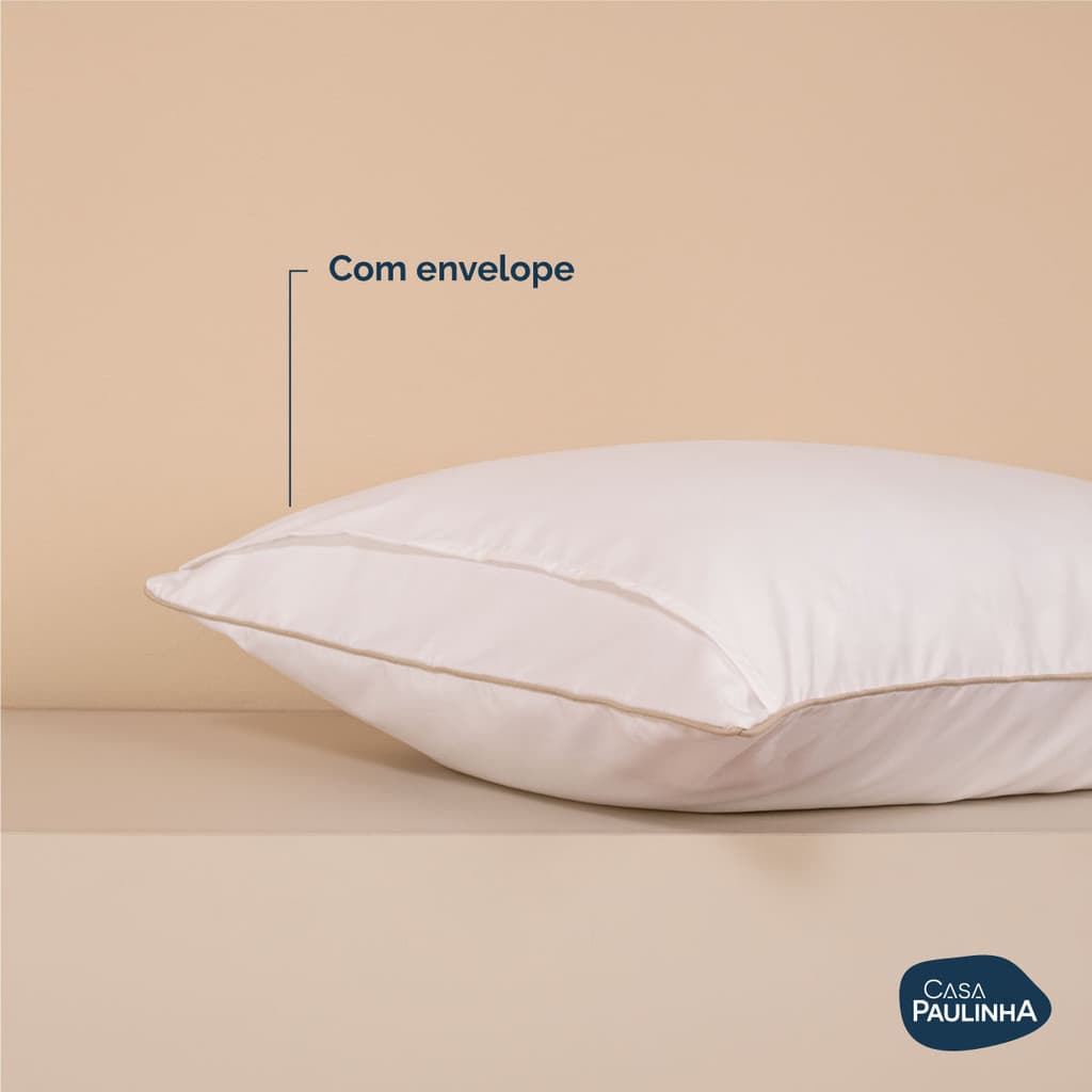 Fronha Avulsa p/ Travesseiro King 90x50 Línea Percal 200 Fios c/ Vivo Colorido-Decoração Quarto,Cama