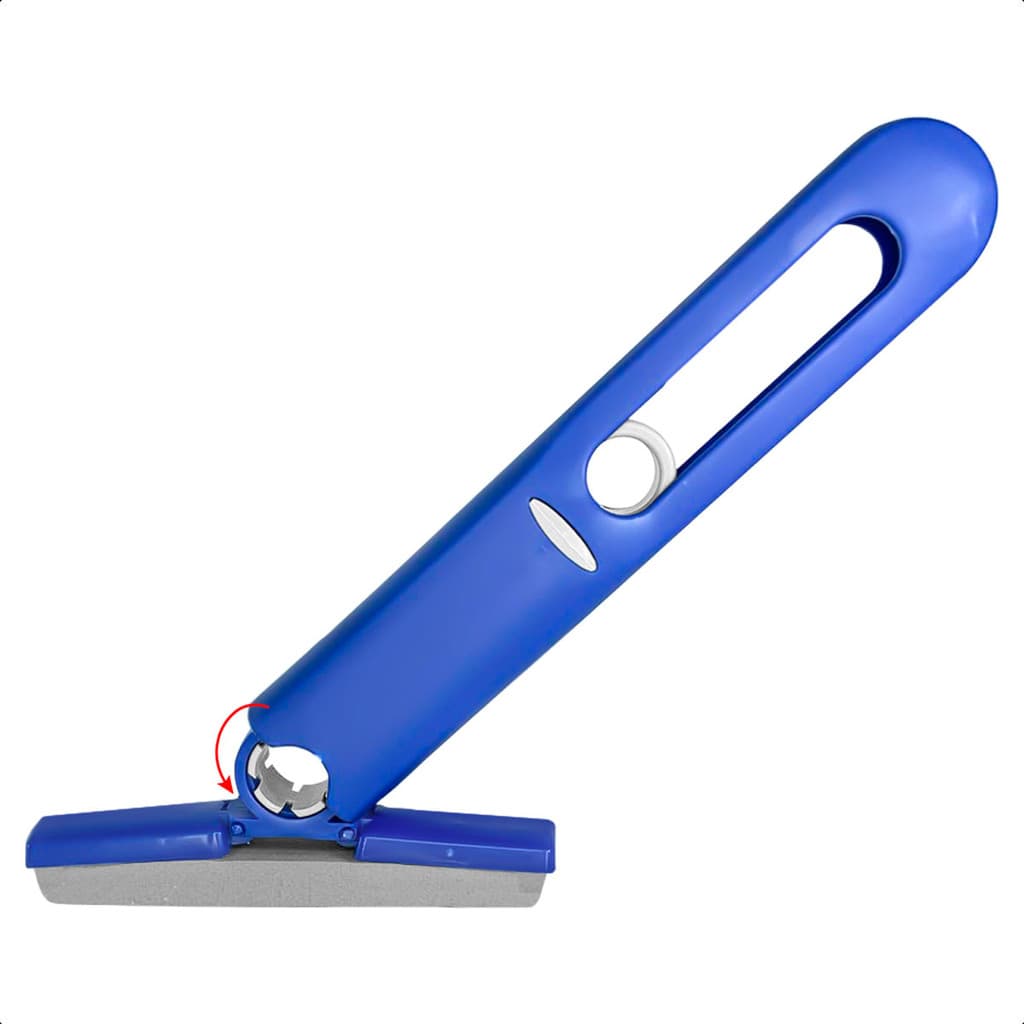 Mini Mop Mágico Dobrável Portátil Limpa Vidro Box Espelho Seca e Absorve