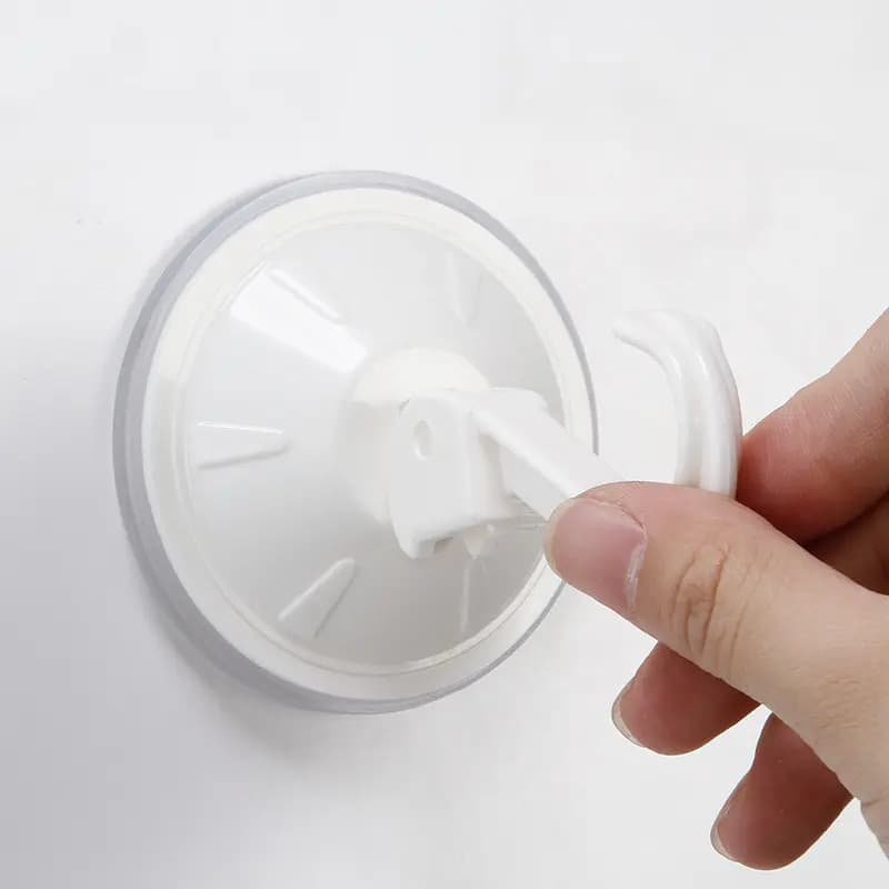 Gancho com Ventosa Reutilizável – Fixação Forte e Sem Furos para Áreas Úmidas
