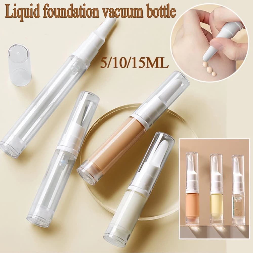 5/10/15ML Dispensador De Cosméticos Antioxidantes Para Viagem Frasco De Subpacote Base Líquida Sub-Engarrafamento De Cre