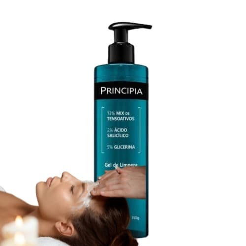 Gel de Limpeza 13% Tensoativos + 2% Ácido Salicílico + 5% Glicerina Principia Skincare GL-01 350ml