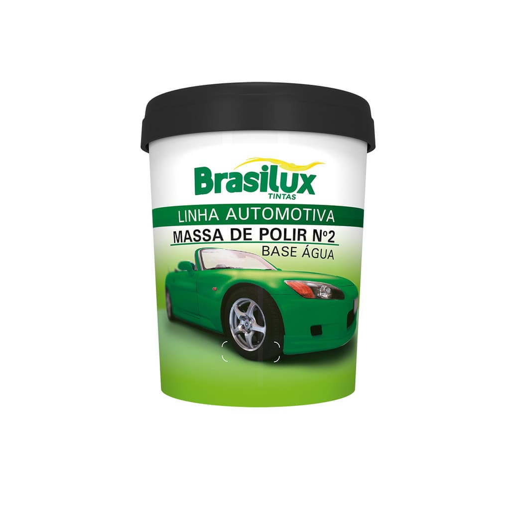 Massa de Polir N2 Base Água Alta Performance Brasilux 1kg