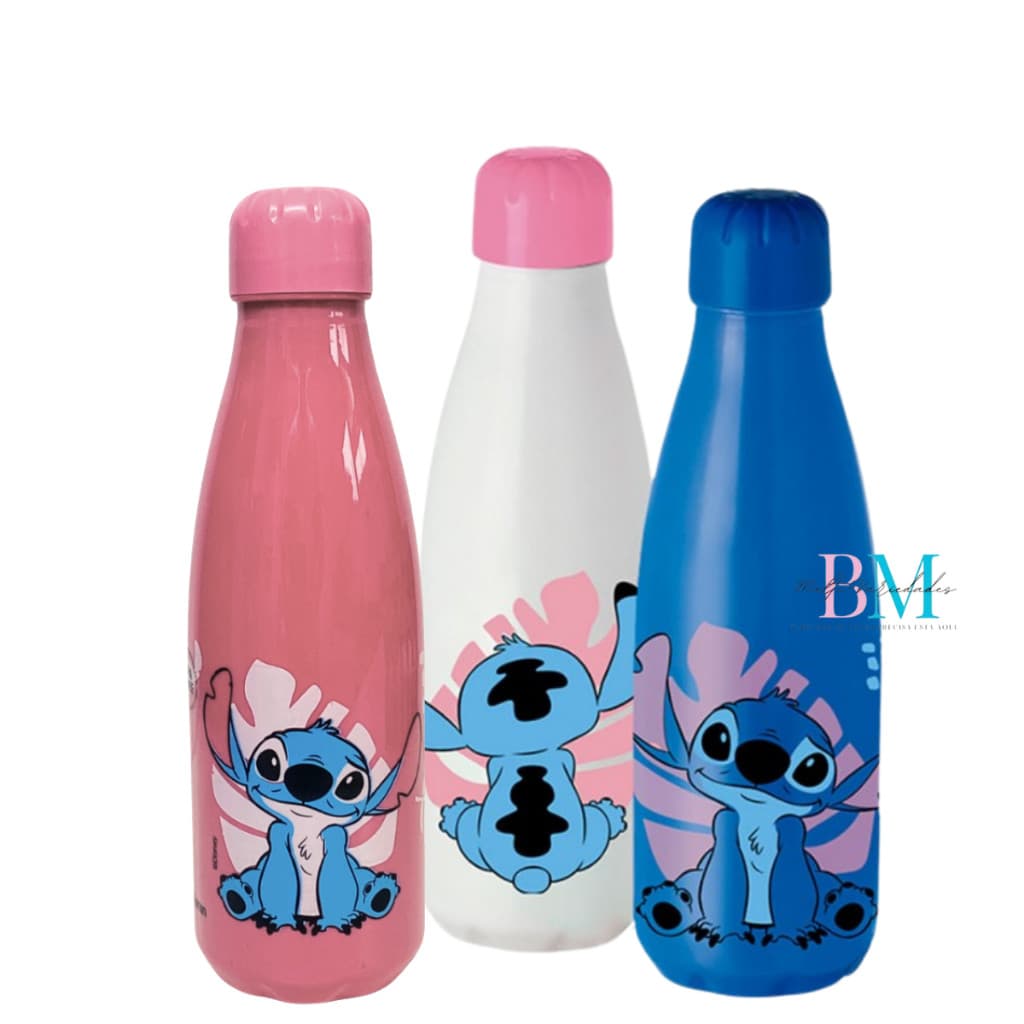 Garrafinha- Stitch 600ml Squeeze para Água Suco Academia Escola Passeio Adultos e Crianças
