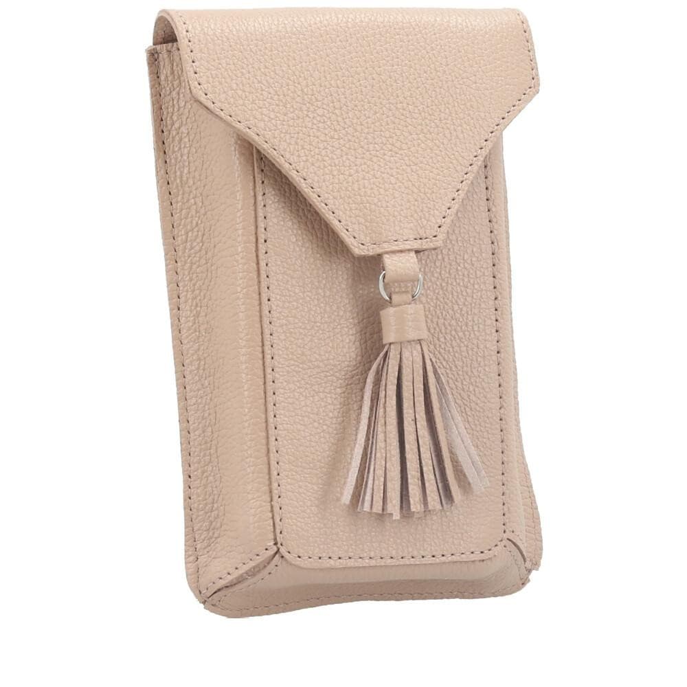 Porta Celular Feminino em Couro Tiracolo
