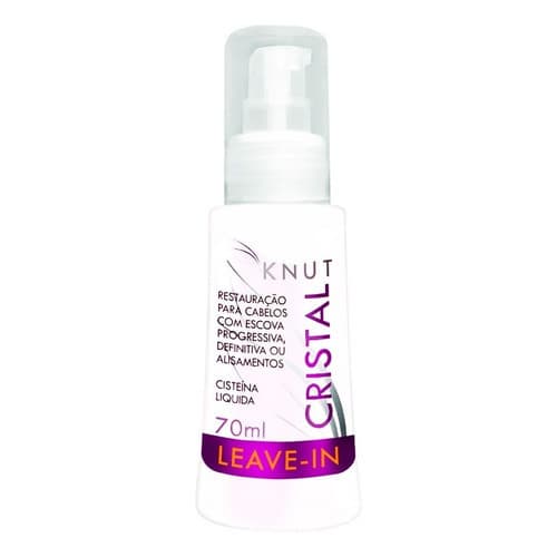 Knut Cristal Leave-in Spray 70ml Para Cabelos Alisados