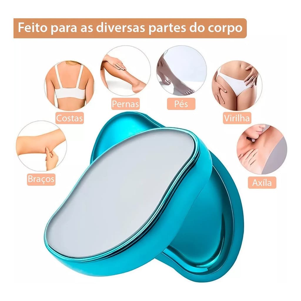 Pedra Depiladora Cristal Pedra Esfoliante Indolor Unid
