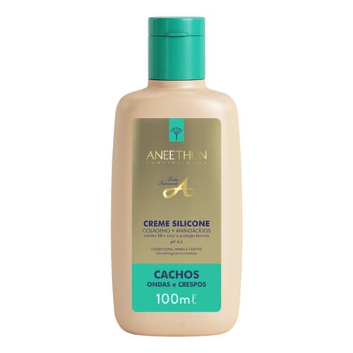 Aneethun Creme De Silicone Cachos Linha A 100ml