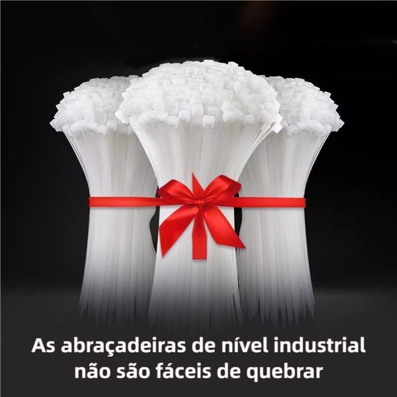Bom dia !!Vamos lançar no sistema .Obrigada Abraçadeira de Nylon Enforca Gato Braçadeira Cintas Plásticas  Branca