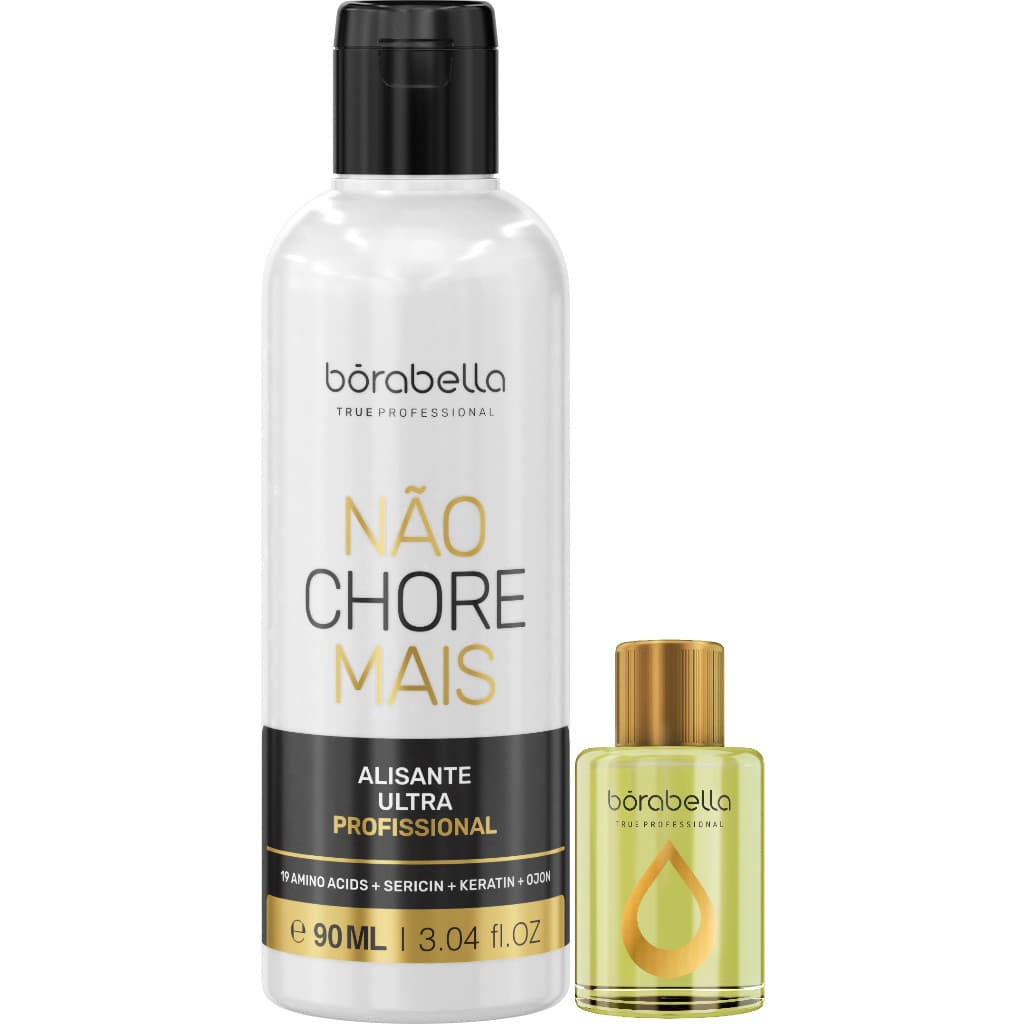 Borabella Não Chore Mais Passo 2 90ml + Óleo de Argan 7ml
