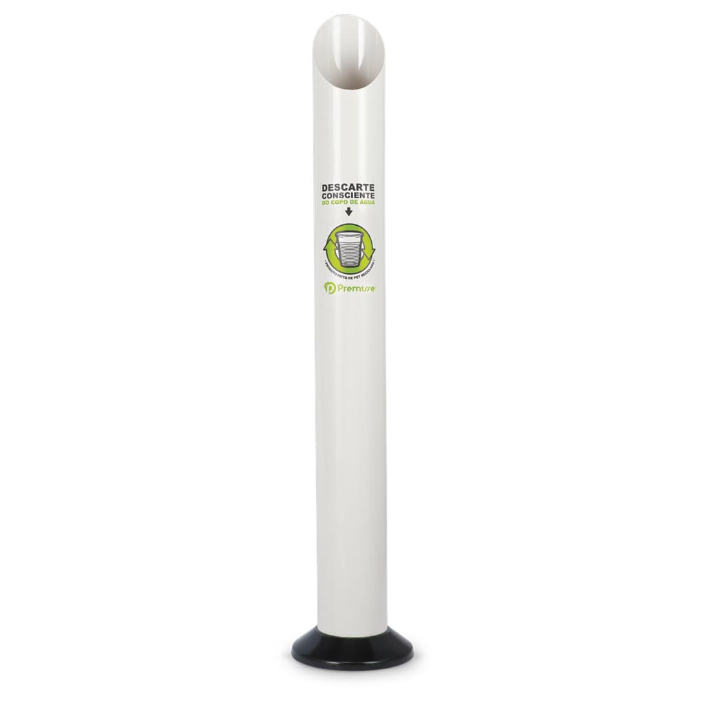 Lixeira dispenser coletor Para Copo Descartável de Água Eco - Premisse Suporte Organizador Escritório