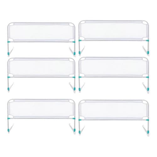 06 Telas Cama Box Queen Protetor Grade De Cama Bebê Idoso