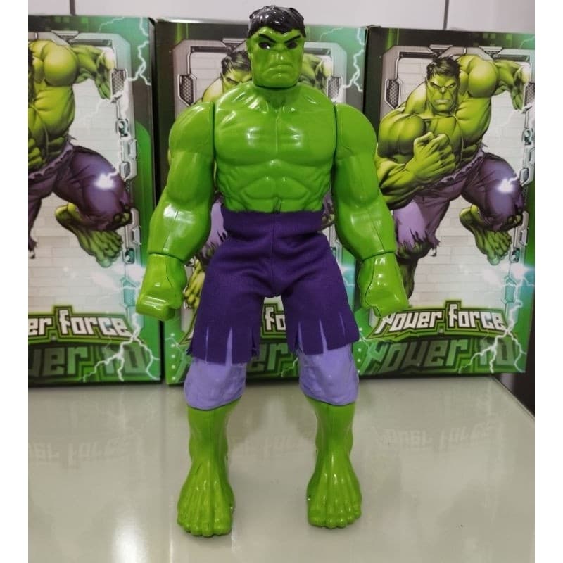 Boneco Hulk Grande Verde  Incrivel Força Grande Herois Super Homem Aranha Batman Menino Presente