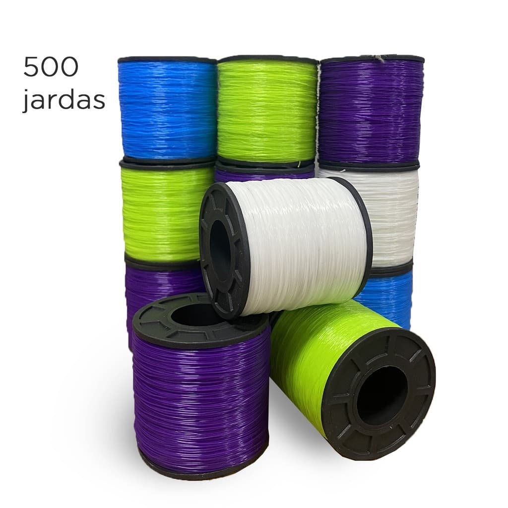 Linha de Nylon 500 Jardas para Pipa Carretel Empinar Soltar Resistente Diversão Cerol Free