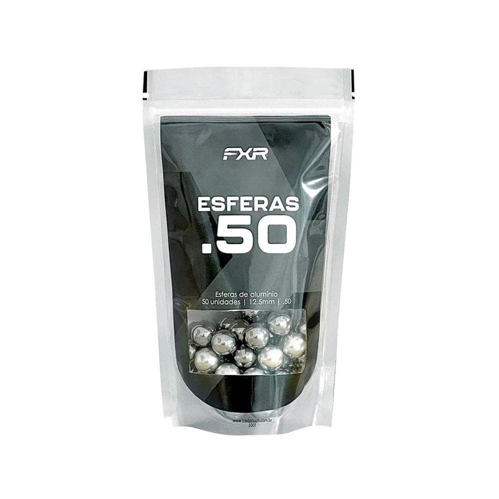 Esfera munição Alumínio .50 12,5mm CP300 e Umarex 50und FXR