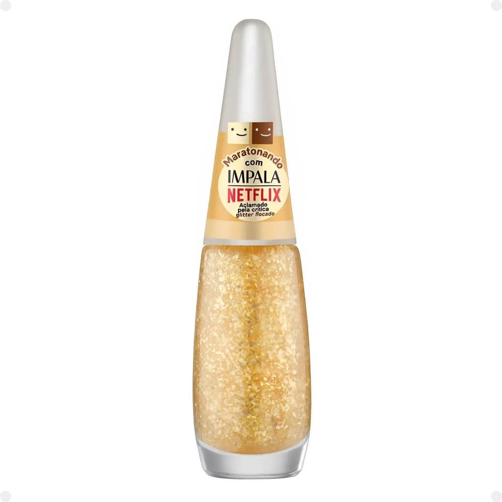 Esmalte Flocado Impala Netflix Maratonando Aclamado Pela Crítica 7,5ml