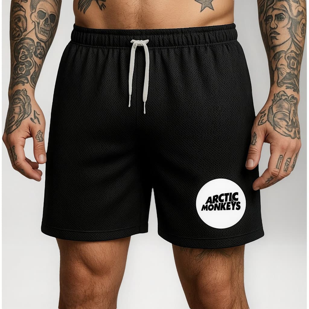 Bermuda Arctic Monkeys Banda De Rock Masculino Short Dry Fit