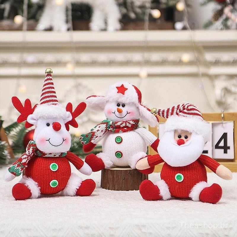 Último Pingente De Natal Decoração De Árvore Boneco De Neve Velho EA8F