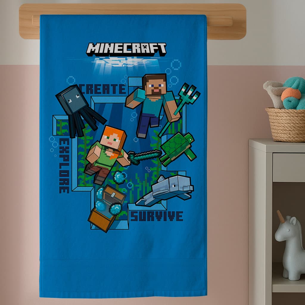 Toalha Infantil Banho Grande Leve Praia Piscina Colorida Estampa Games Jogos Craft Lavável
