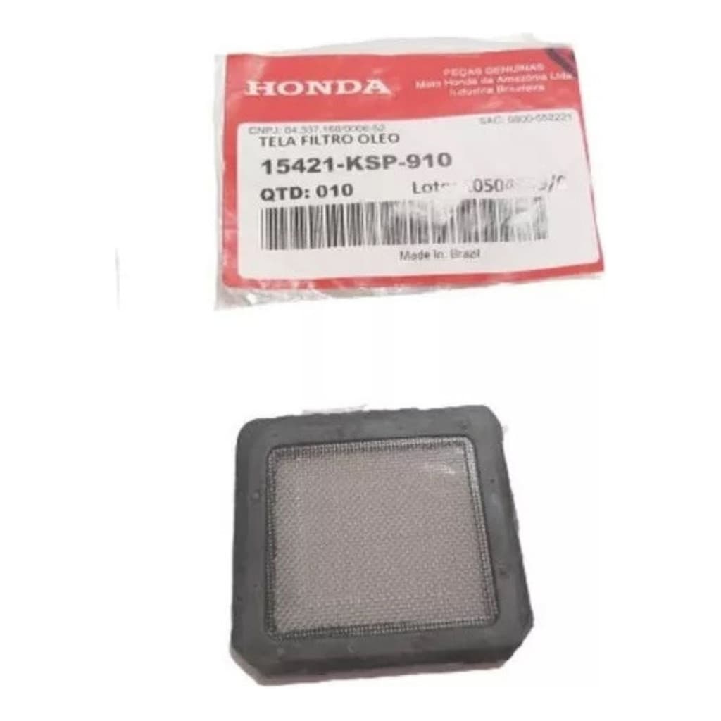 Tela Filtro Bomba Óleo Biz Pop 100 Crf 150 F Bros Original