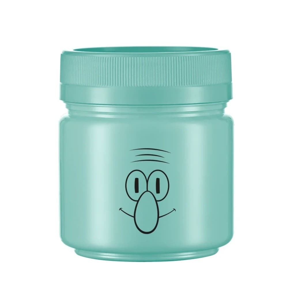 Mini Pote Organizadores Plastico 150ml Lula Molusco Verde Claro Empilhável Coleção Bob Esponja