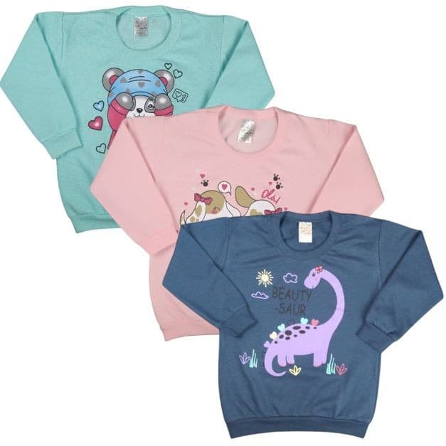 Blusa de Moletom Menina Maindra meia estação