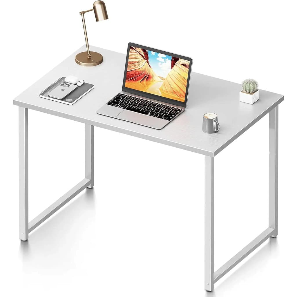 Mesinha Escrivaninha Mesa Multiuso Escritorio Branca 90X45 cm MDF Home Office Escritorio Moderna