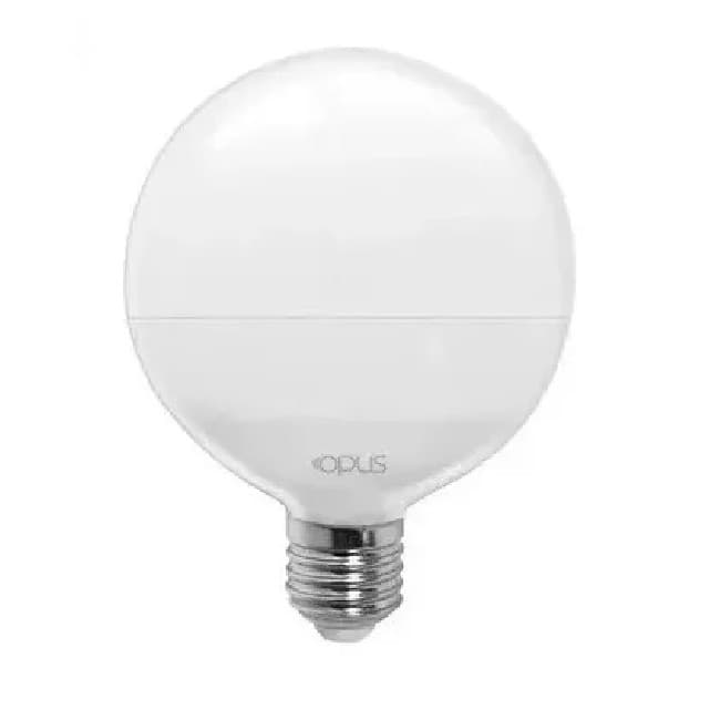 Lâmpada LED G95 12W E27 Branco Quente 2700K Bivolt 1060lm Econômica Opus
