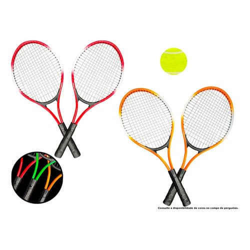 Fisgar Kit Casual Raquete De Tênis Profissional 4 Raquetes Capa E 2 Bolas