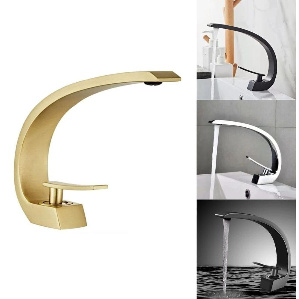 Torneira Banheiro Cascata Misturador Monocomando Inox Luxo,Makeupnails