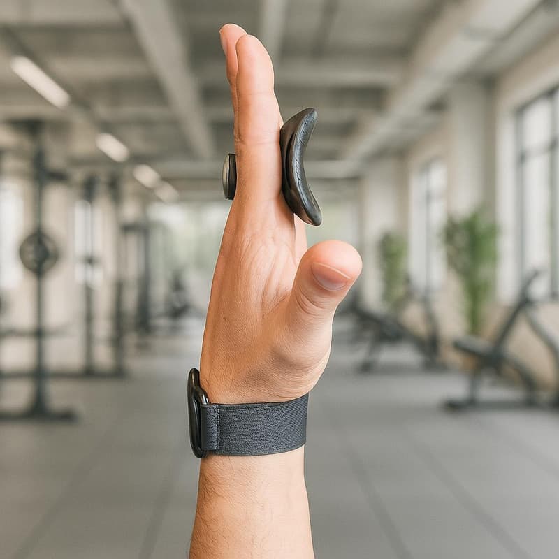 Luva Estilo Grip Entre Os Dedos C/ Pegada Segura Para Academia Envio Já Premium