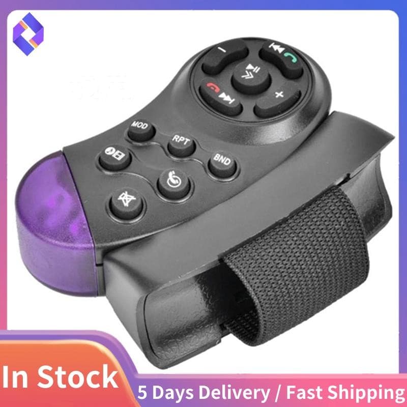 Volante Universal Controle Remoto Sem Fio 11 Botões Para Carro CD DVD MP5 Player