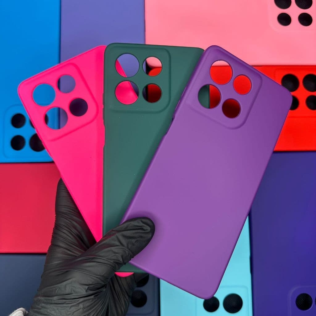 Kit Capa Capinha  Case + Película Cerâmica Motorola Moto G86 Aveludada Silicone Proteção de Câmera Premium